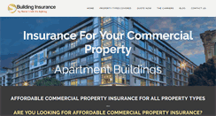 Desktop Screenshot of buildinginsurancespecialists.com